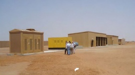 Onderhoudsgarage op voormalige Amerikaanse militaire compound in Gao, Mali. Foto: U.S. Army Corps of Engineers.